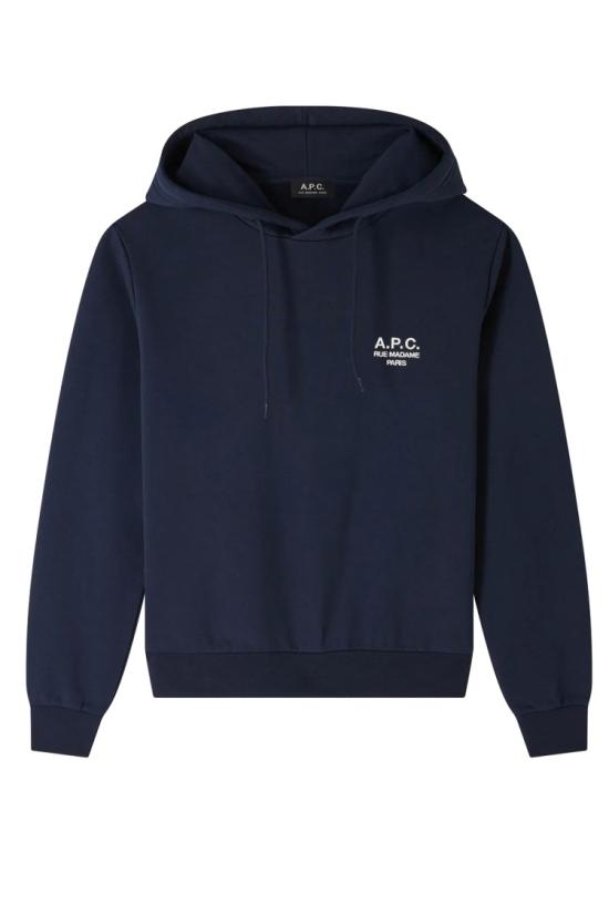  아페쎄 후드 티셔츠 COHBV M27914 2TIQ DARK NAVY ECRU Black
