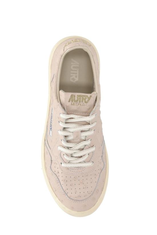25FW 오트리 메달리스트 로우 레더 스니커즈 AULW OT02WOODASH Neutrals - AUTRY