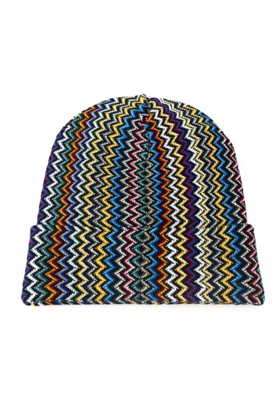  미소니 모자 미쏘니 울  멀티컬러 - MISSONI
