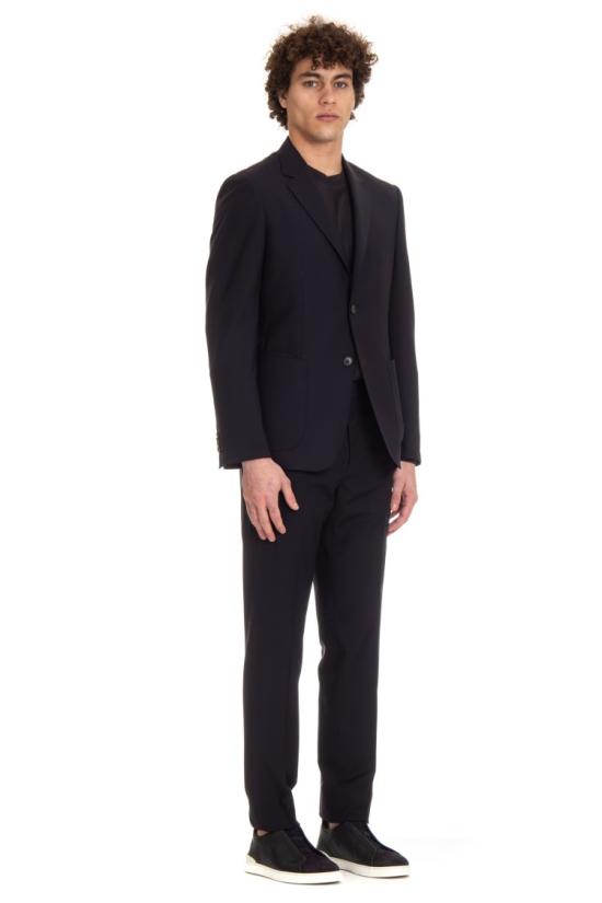  에르메네질도제냐 수트 722744A7 2XPYGX412 Black - ERMENEGILDO ZEGNA