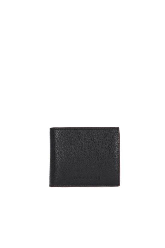 25FW 오르치아니 남성지갑 SU0114 MBC 2NERO BORDEAUX Black