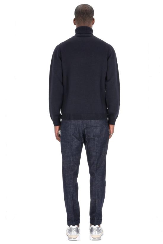 25FW 로베르토 콜리나 니트웨어 3M02003 2M0210 Black - ROBERTO COLLINA