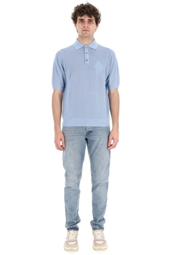 25SS 발렌타인 폴로 티셔츠 B2W176 12C91 213091 Blue - BALLANTYNE