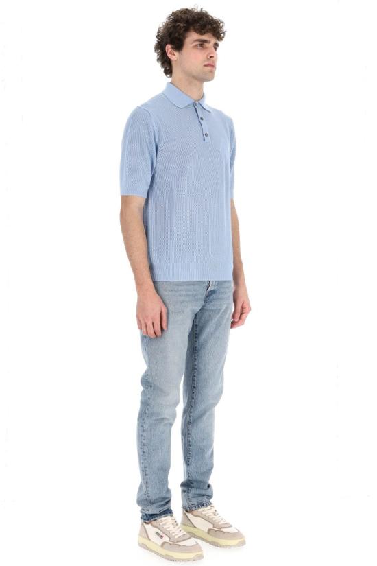 25SS 발렌타인 폴로 티셔츠 B2W176 12C91 213091 Blue - BALLANTYNE