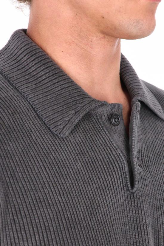 25FW 씨피 컴퍼니 폴로 티셔츠 MKN021A00 5558G 2978 Grey - C.P. COMPANY