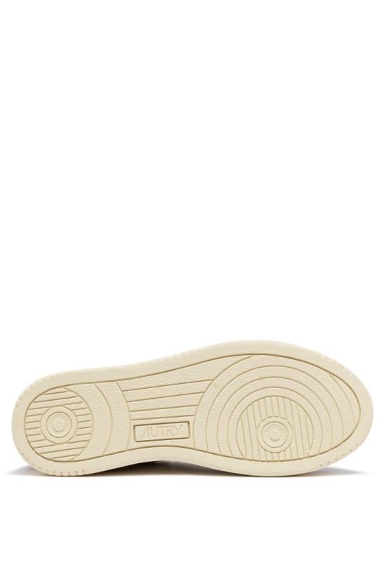 25SS 오트리 메달리스트 로우 레더 스니커즈 AULW GS39WHT SCRLT Neutrals - AUTRY