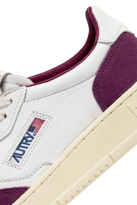 25SS 오트리 메달리스트 로우 레더 스니커즈 AULW GS39WHT SCRLT Neutrals - AUTRY