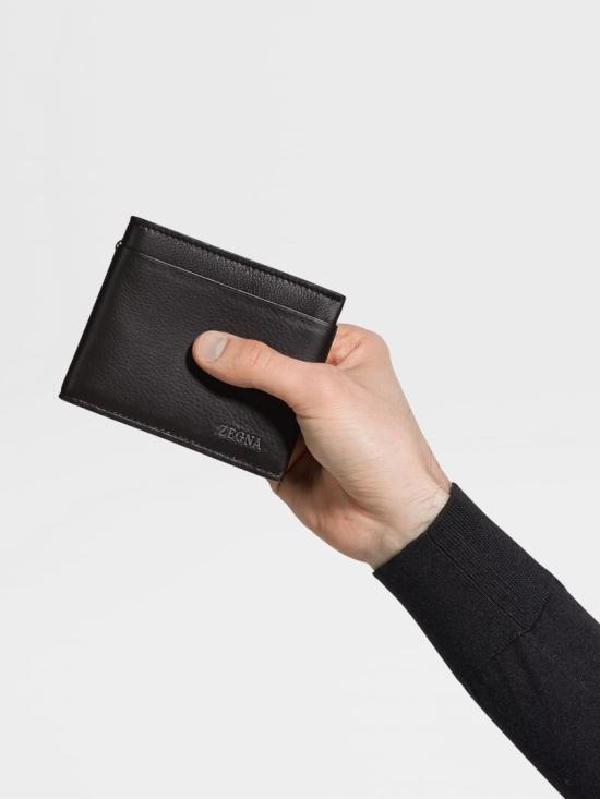 25FW 에르메네질도제냐 남성지갑 LHOTO E1940ZAMO Black - ERMENEGILDO ZEGNA