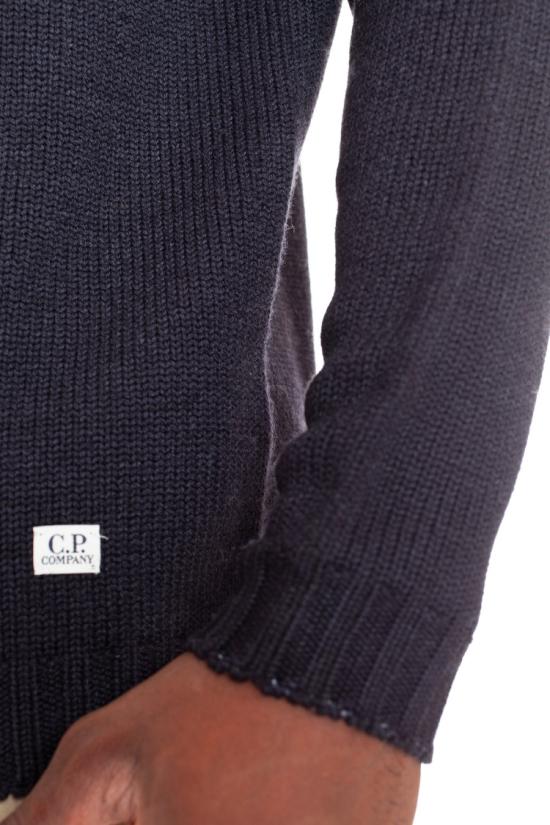  씨피 컴퍼니 니트웨어 CMKN096A 006400F888 Black - C.P. COMPANY