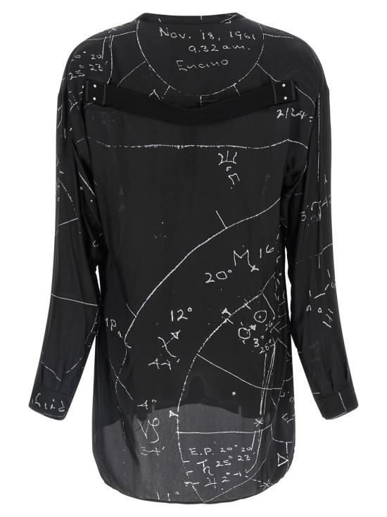  릭 오웬스 블라우스 콘코디안  블랙 - RICK OWENS