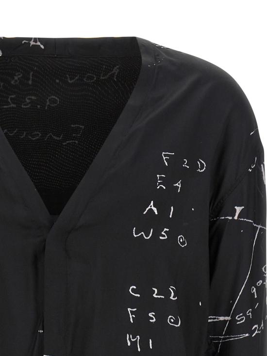  릭 오웬스 블라우스 콘코디안  블랙 - RICK OWENS