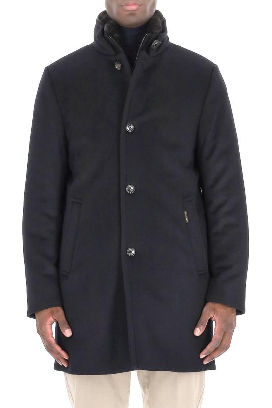 25FW 무레르 본드 FUR LE 싱글 브레스티드 구스 다운 자켓 BOND FUR LEU0497 Black - MOORER