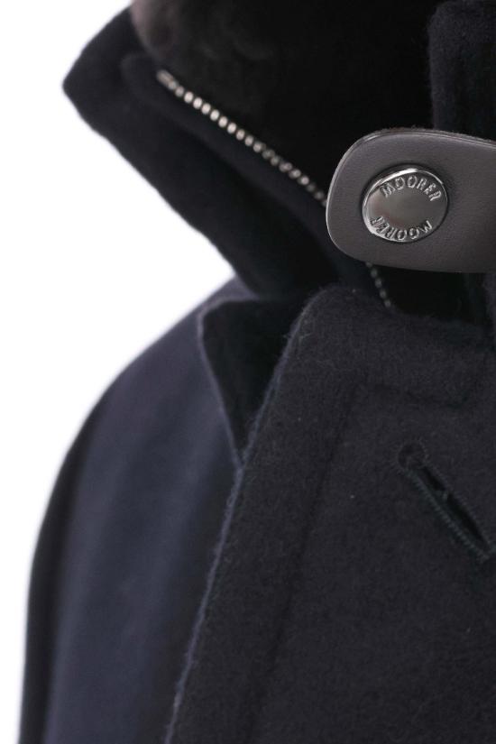 25FW 무레르 본드 FUR LE 싱글 브레스티드 구스 다운 자켓 BOND FUR LEU0497 Black - MOORER