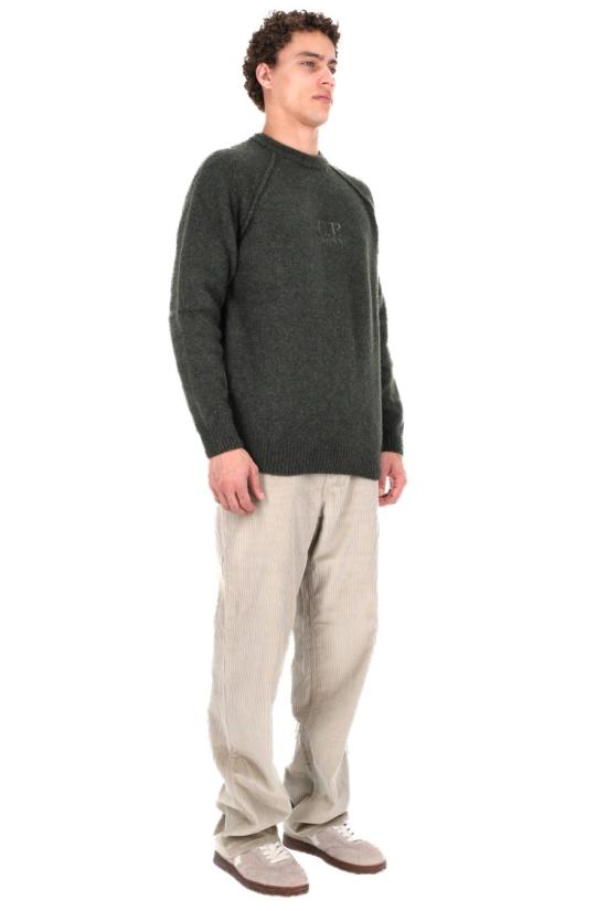 25FW 씨피 컴퍼니 니트웨어 MKN280A11 0509A667 Black - C.P. COMPANY