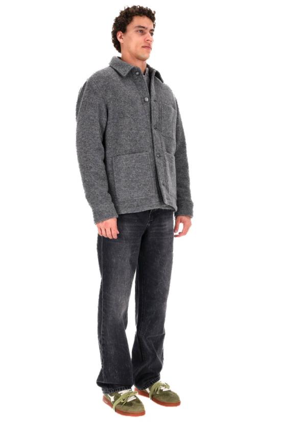 25FW 아페쎄 자켓 WVBEH H32029PLA GRIS CHINE Black - A.P.C.