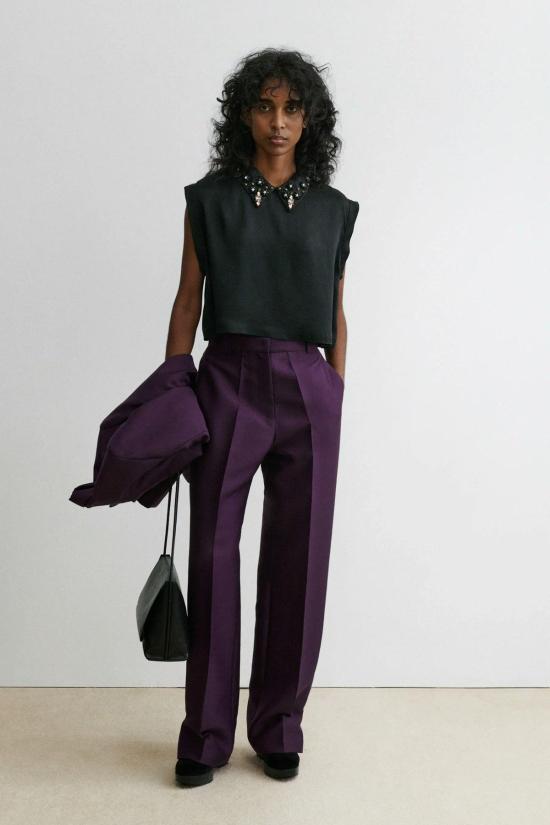  레이첼 코미 스트레이트 팬츠 241W 505 T1818 PURPLE - RACHEL COMEY