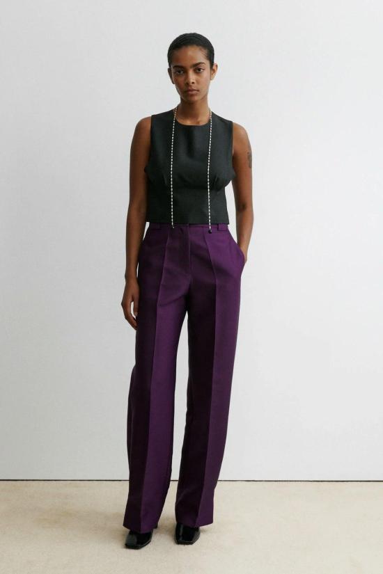  레이첼 코미 스트레이트 팬츠 241W 505 T1818 PURPLE - RACHEL COMEY