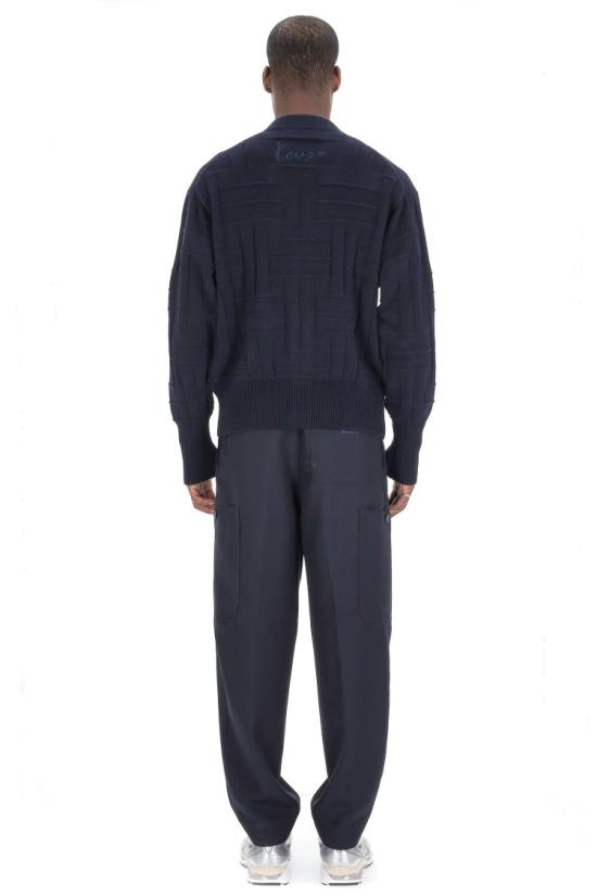 25FW 겐조 니트웨어 FF55CA7073CB79 Black - KENZO