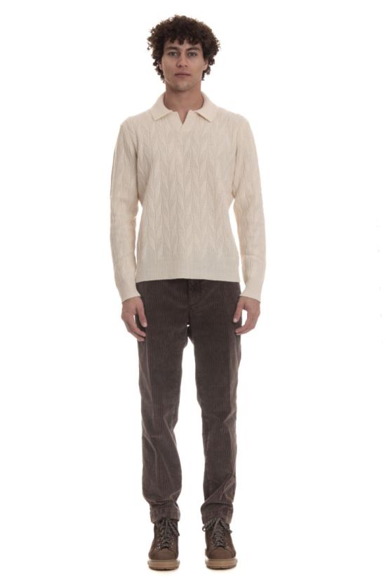  드루모어 폴로 티셔츠 D7W146SP 3125 Neutrals