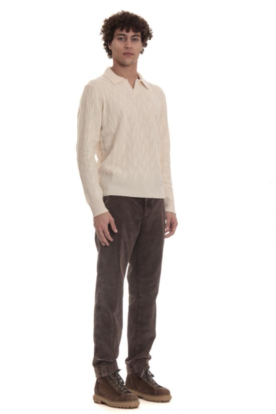  드루모어 폴로 티셔츠 D7W146SP 3125 Neutrals - DRUMOHR