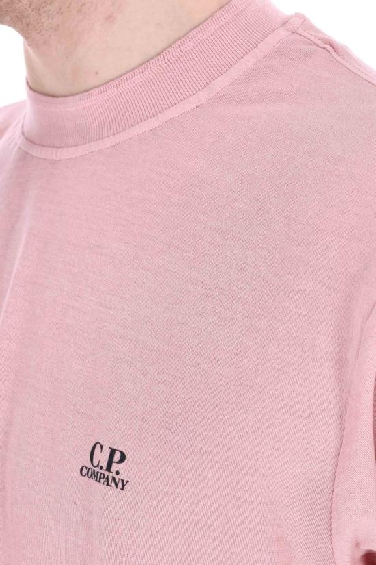 25SS 씨피 컴퍼니 반팔 티셔츠 MTS261A00 5022G520 Pink - C.P. COMPANY