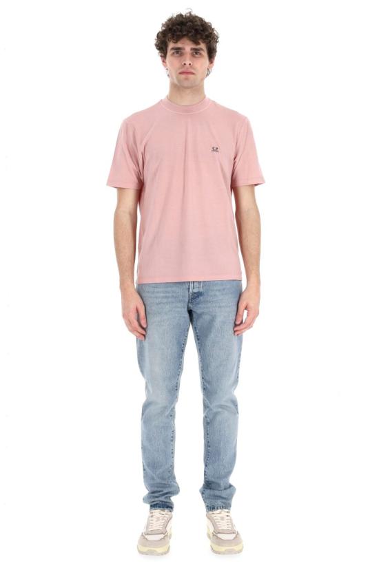 25SS 씨피 컴퍼니 반팔 티셔츠 MTS261A00 5022G520 Pink - C.P. COMPANY