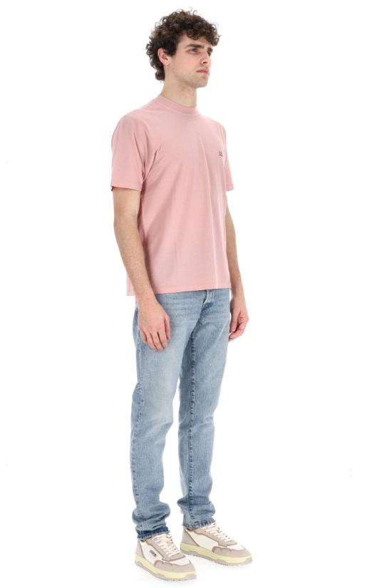 25SS 씨피 컴퍼니 반팔 티셔츠 MTS261A00 5022G520 Pink - C.P. COMPANY