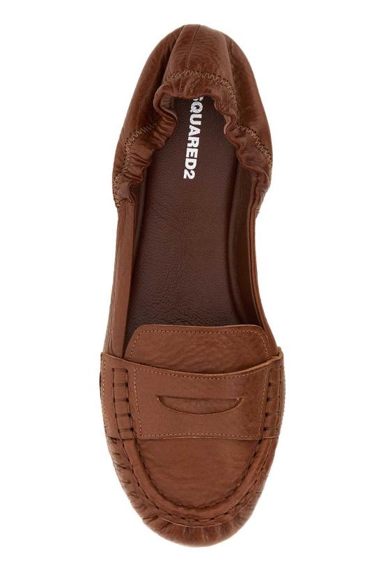  디스퀘어드2 로퍼 Dsquared2 카라멜 가죽 - DSQUARED2