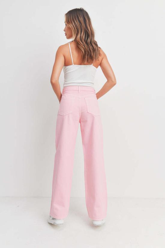  저스트 블랙 데님 데님 팬츠 BP422N PINK - JUST BLACK DENIM