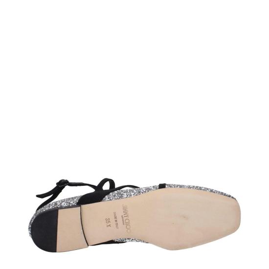  지미추 플랫 슈즈 아스토리아 플랫 발레 플랫 그레이 - JIMMY CHOO
