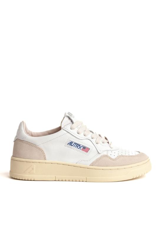  오트리 메달리스트 로우 레더 스니커즈 AULW LS33WHITE Neutrals