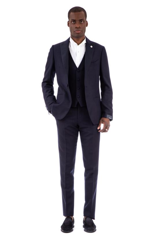  라르디니 수트 EM7746E4 EME58313842 Black - LARDINI