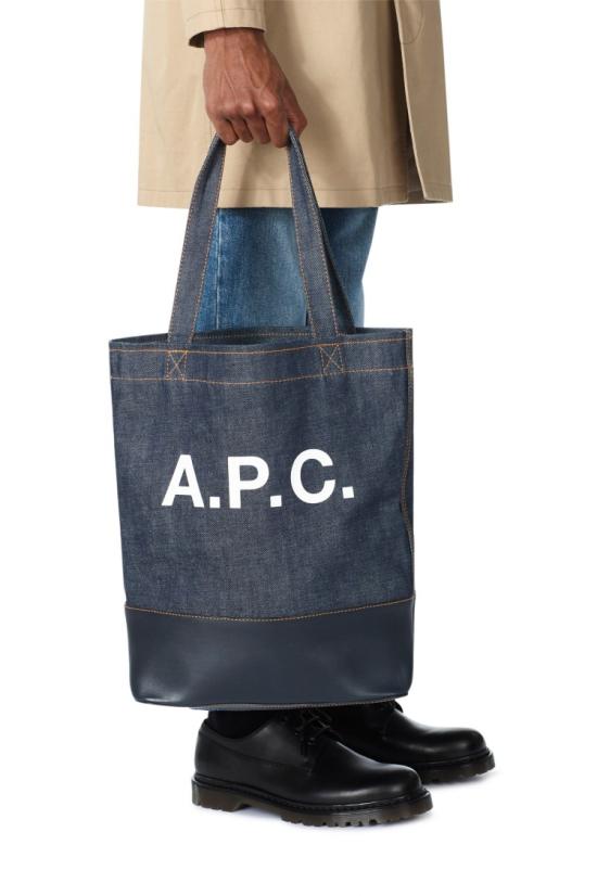 25SS 아페쎄 악셀 E/W 토트백 CODDP M61917IAK Black - A.P.C.
