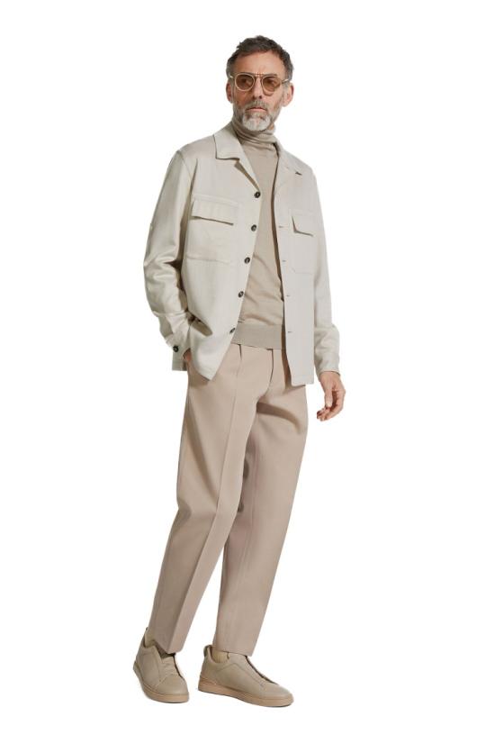  에르메네질도제냐 자켓 E8V46 SOT6 3926 Grey - ERMENEGILDO ZEGNA