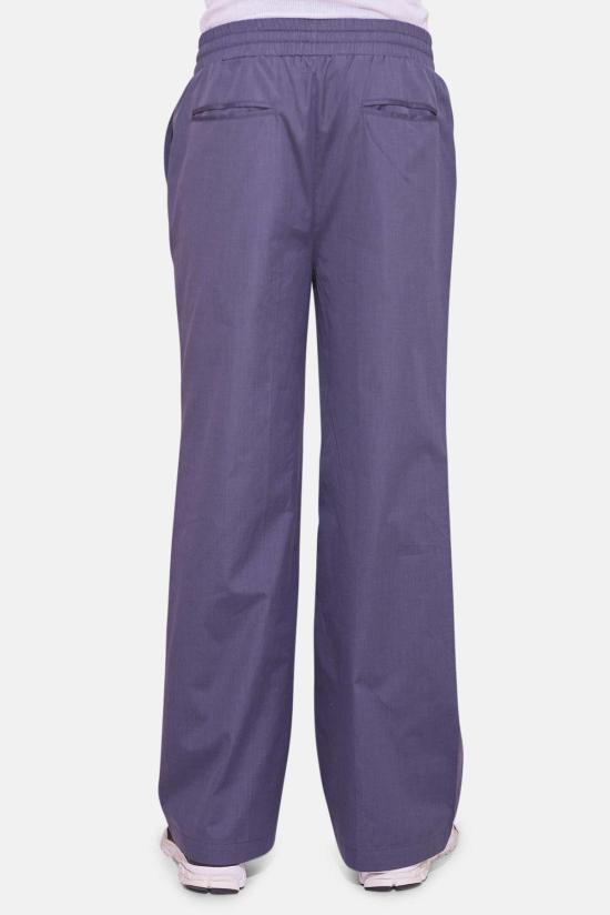  블루&크림 트레이닝/조거 팬츠 WVBCPNTM151 CHARCOAL MICRO STRIPE - BLUE&CREAM