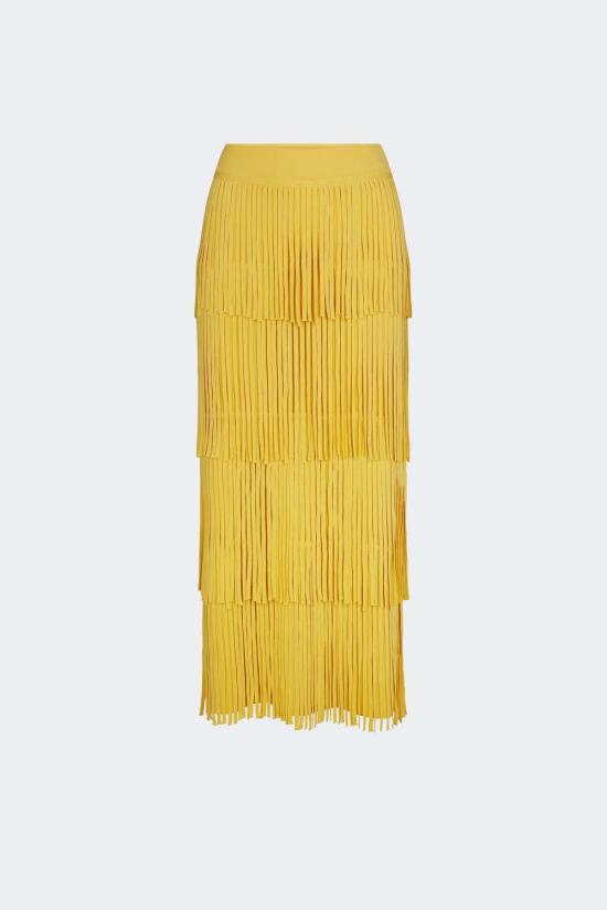  KNITWEAR NOVELTY 스커트 W7193 6051 30932 YELLOW