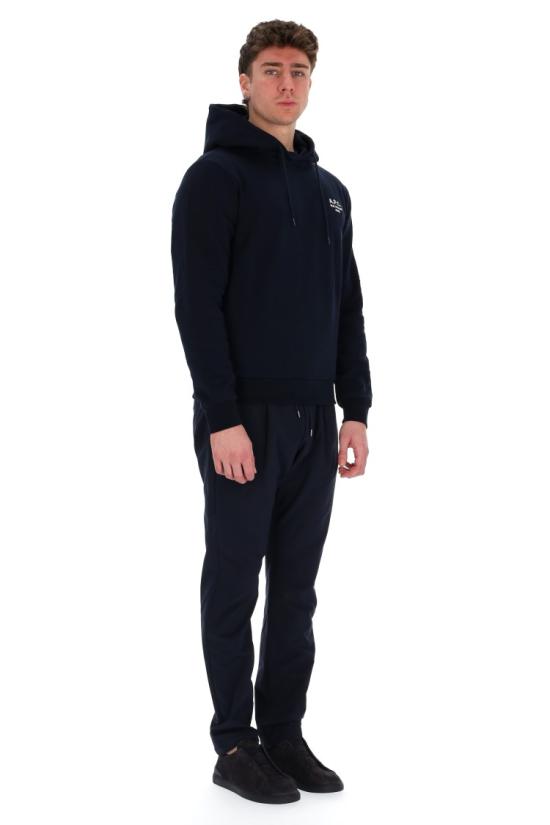 25SS 아페쎄 후드 티셔츠 COHBV M27914TIQ Black - A.P.C.