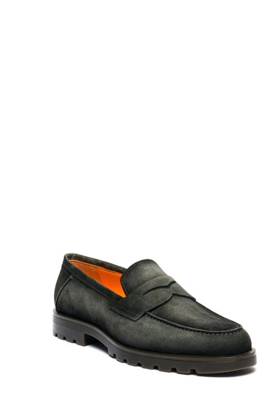 25FW 산토니 로퍼 MGDC18610DTRBGEXV49 Black - SANTONI