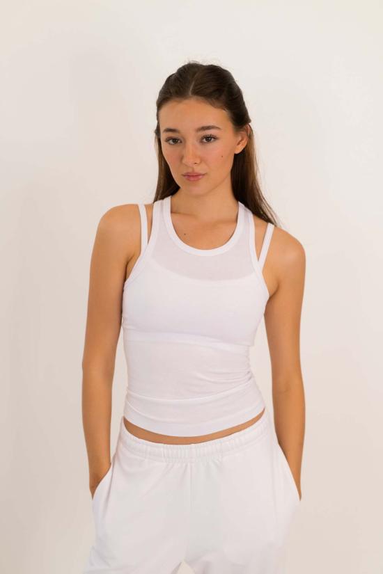  온오프 에센셜즈 민소매 티셔츠 온/오프 필수품 필수 탱크 - ON/OFF ESSENTIALS