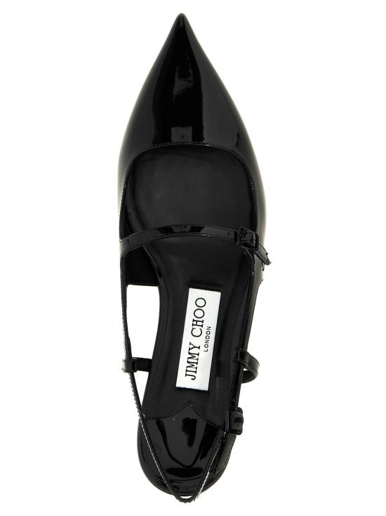  지미추 플랫 슈즈 디디 송아지 가죽 발레 플랫 - JIMMY CHOO