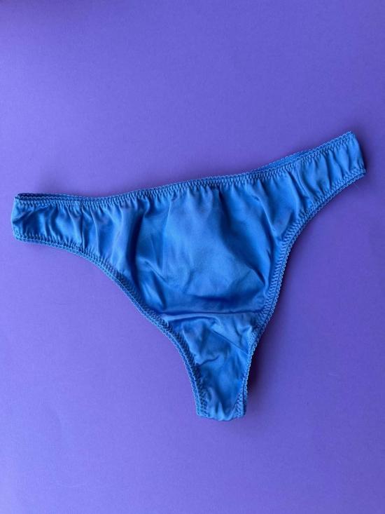  아락스 팬티 그리어 실크 끈  블루엣