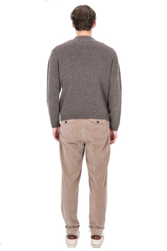25FW 메종키츠네 드레스드 폭스 인타르시아 울 스웨터 PM00806KH0002H170 Grey - MAISON KITSUNE