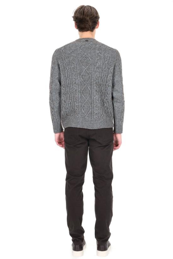 25FW 에르노 니트웨어 MG000194U 721169095 Grey - HERNO