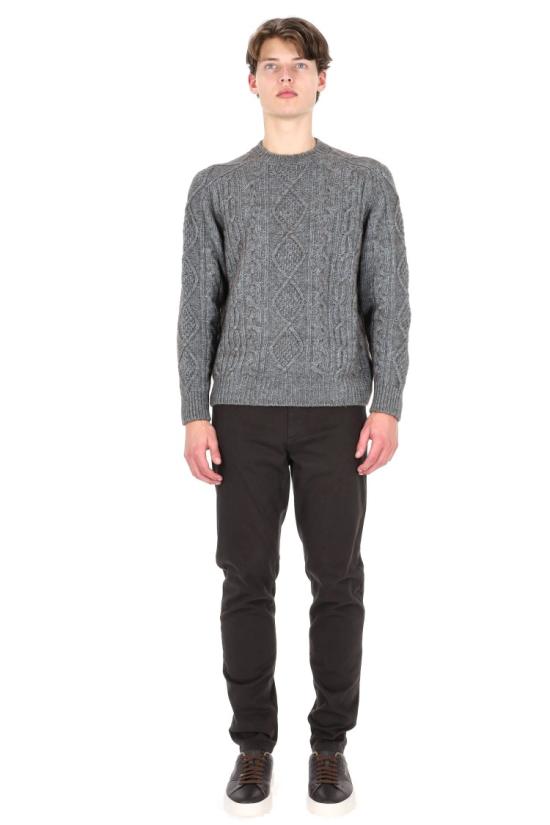25FW 에르노 니트웨어 MG000194U 721169095 Grey - HERNO
