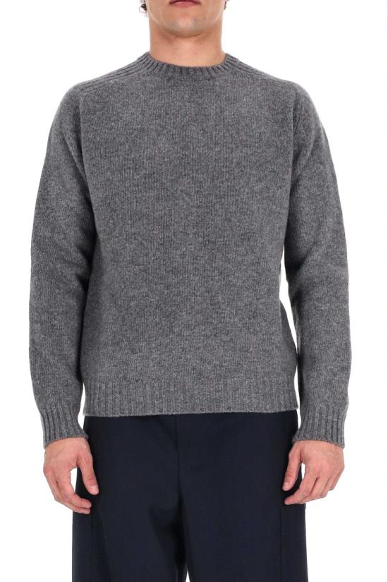25FW 에르노 니트웨어 MG000187U 70100 29460 Grey - HERNO