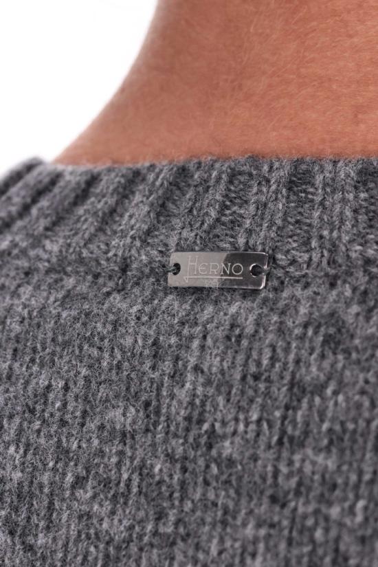 25FW 에르노 니트웨어 MG000187U 70100 29460 Grey - HERNO