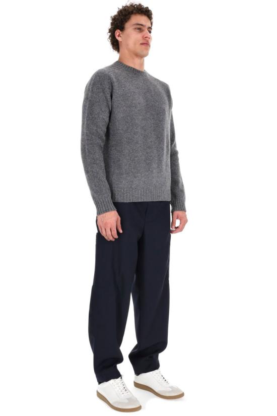 25FW 에르노 니트웨어 MG000187U 70100 29460 Grey - HERNO