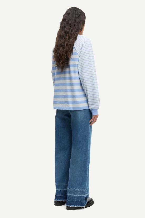  삼소앤삼소 데님 팬츠 Samsøe Samsøe Fluid Denim 소재의 Sarebecca 청바지 - SAMSOE SAMSOE