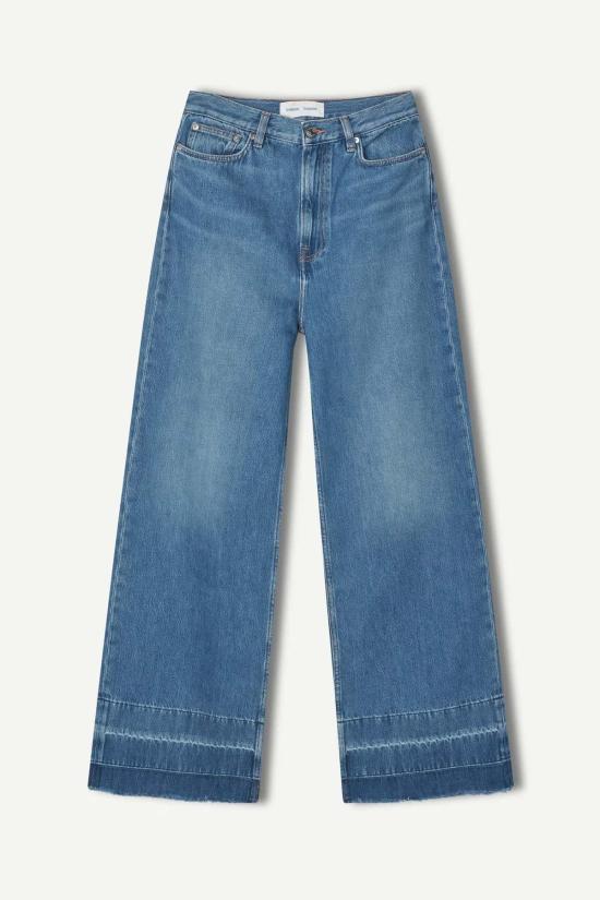  삼소앤삼소 데님 팬츠 Samsøe Samsøe Fluid Denim 소재의 Sarebecca 청바지 - SAMSOE SAMSOE
