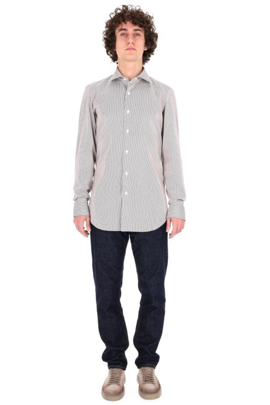 25FW 피나모레 셔츠 ML58 460109 C0511E 204 White - FINAMORE